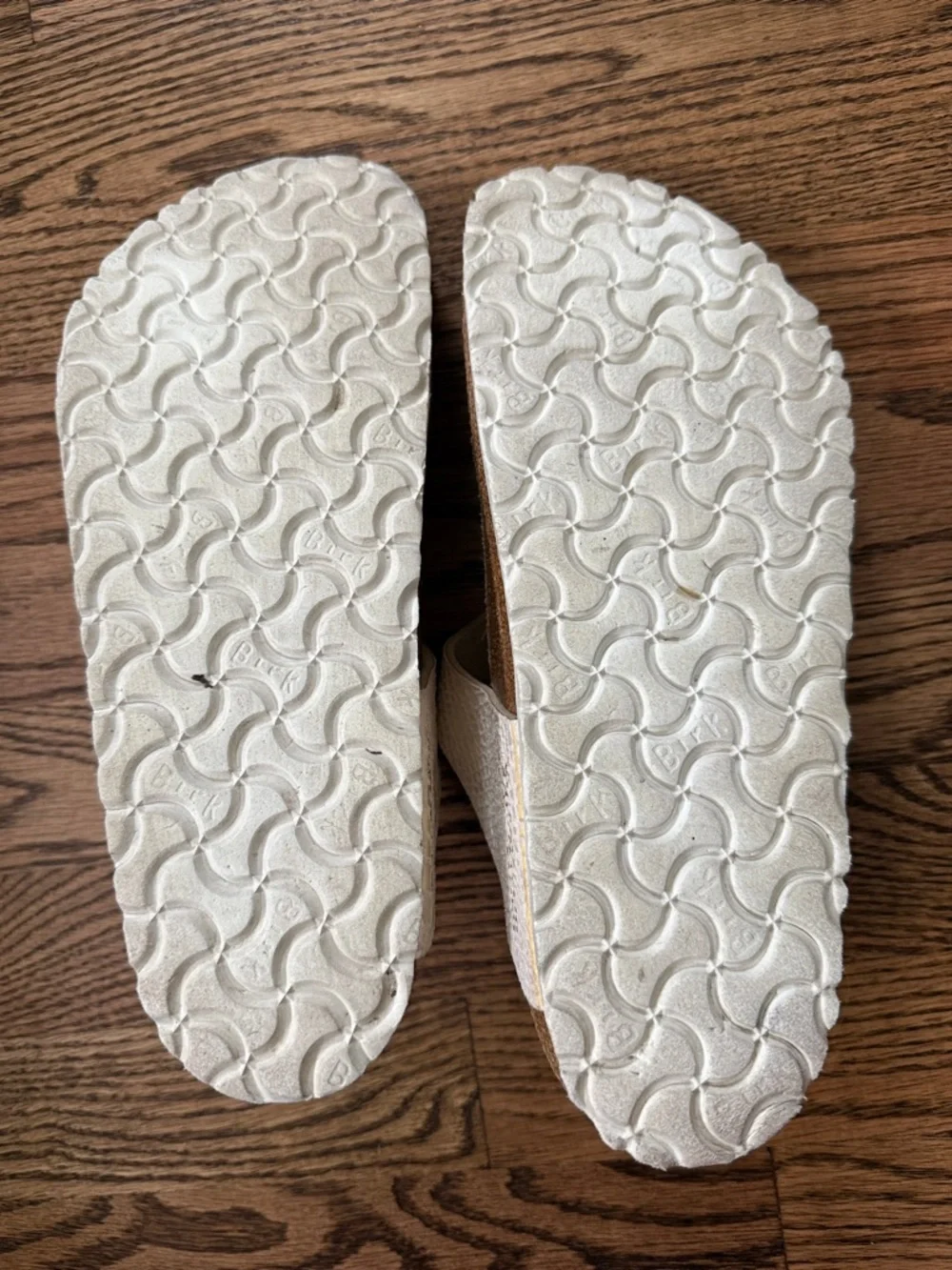 Birkenstock Gizeh Women's Thong Sandal - White Snake Print Size 39 - Picture 5 of 5